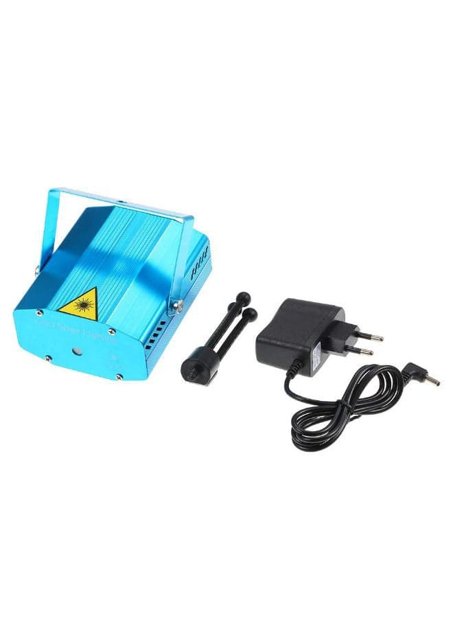Mini LED Laser Projector Stage Light With Accessory Blue/Black