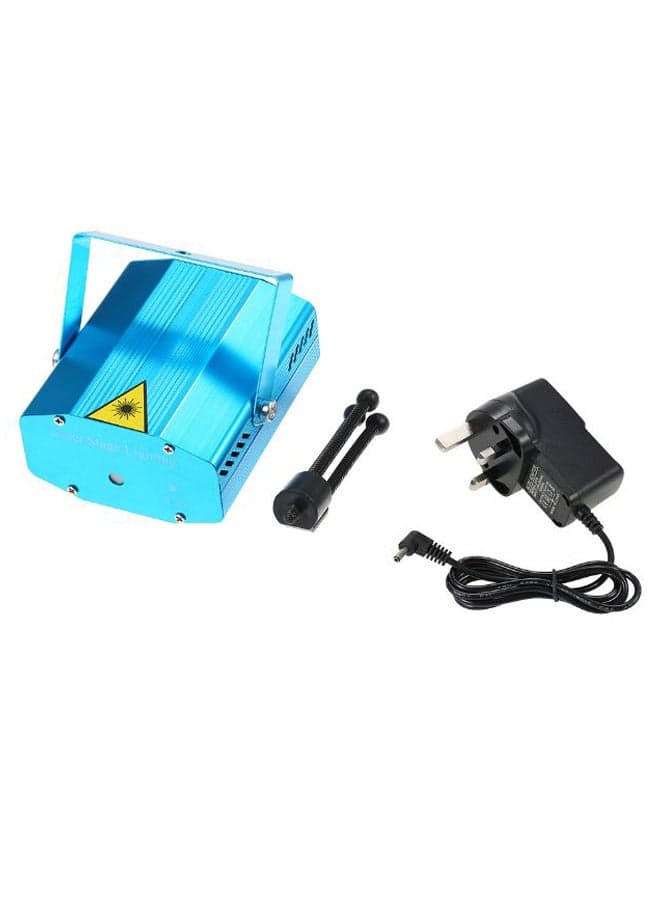 Mini LED Laser Projector Stage Light With Accessory Blue/Black