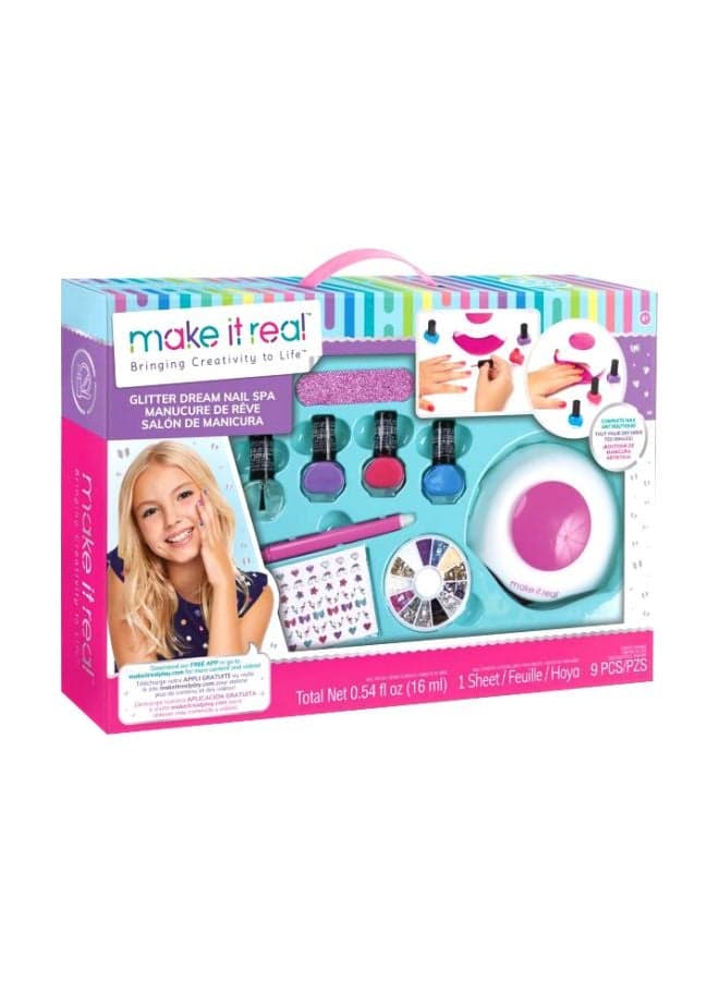 9-Piece Glitter Dream Nail Spa Set 2502