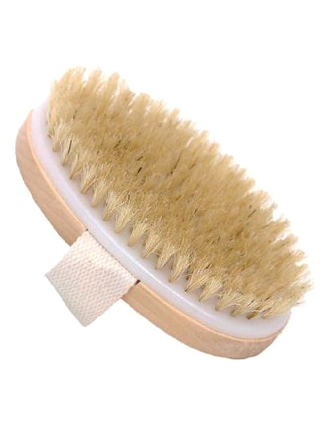 Remove Dead Skin Body Brush Beige/White 12.3 x 6.5centimeter