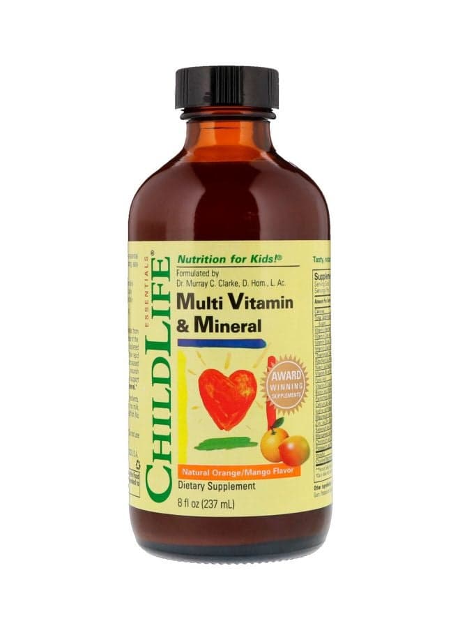 Multi Vitamins And Minerals Natural Orange/Mango Flavour Diatery Supplement