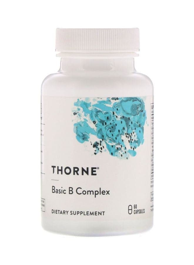 Basic B Complex Dietary Supplement - 60 Capsules