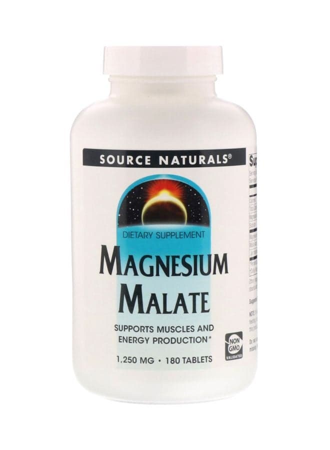 Magnesium Malate Dietary Supplement 1250mg - 360 Tablets