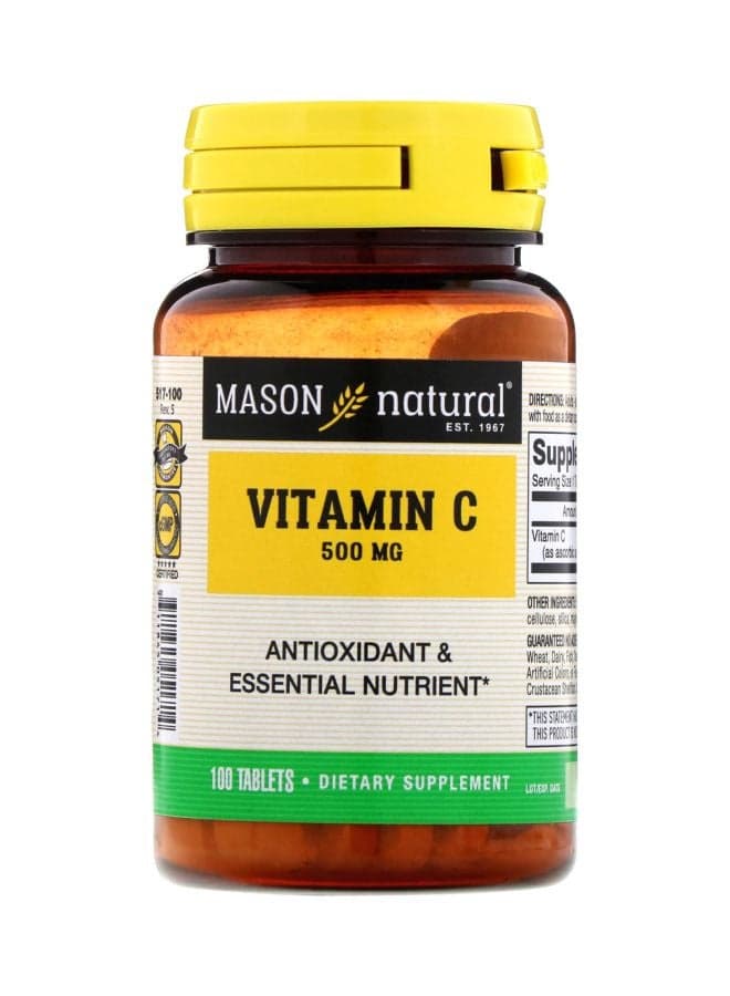 Pure Vitamin C Dietary Supplement - 100 Tablets
