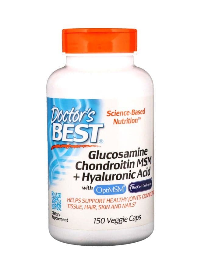 Glucosamine Chondroitin MSM Plus Hyaluronic Acid - 150 Capsules