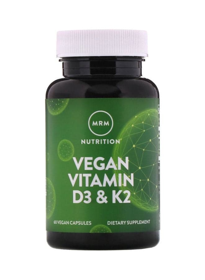 Vegan Vitamin D3 And K2- 60 Capsules