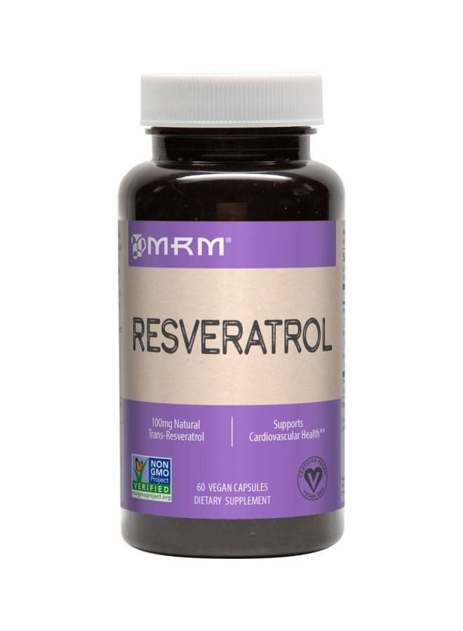 Resveratrol Dietary Supplement 100mg - 60 Capsules