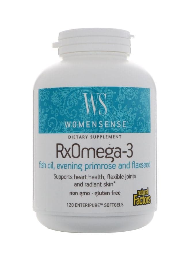 RxOmega-3 Dietary Supplement - 120 Enteripure Softgels
