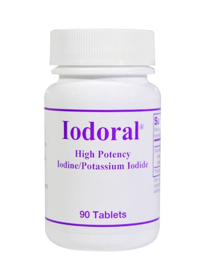 High Potency Iodine/Potassium Iodide Dietary Supplement 90 Tablets