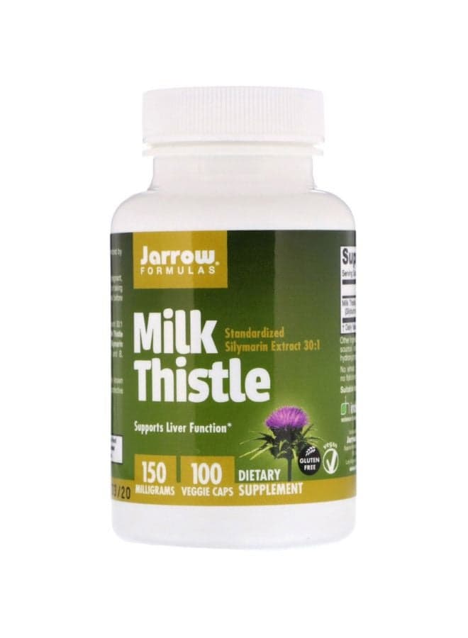 Milk Thistle Dietary Supplement 150 Mg- 100 Veggie Caps