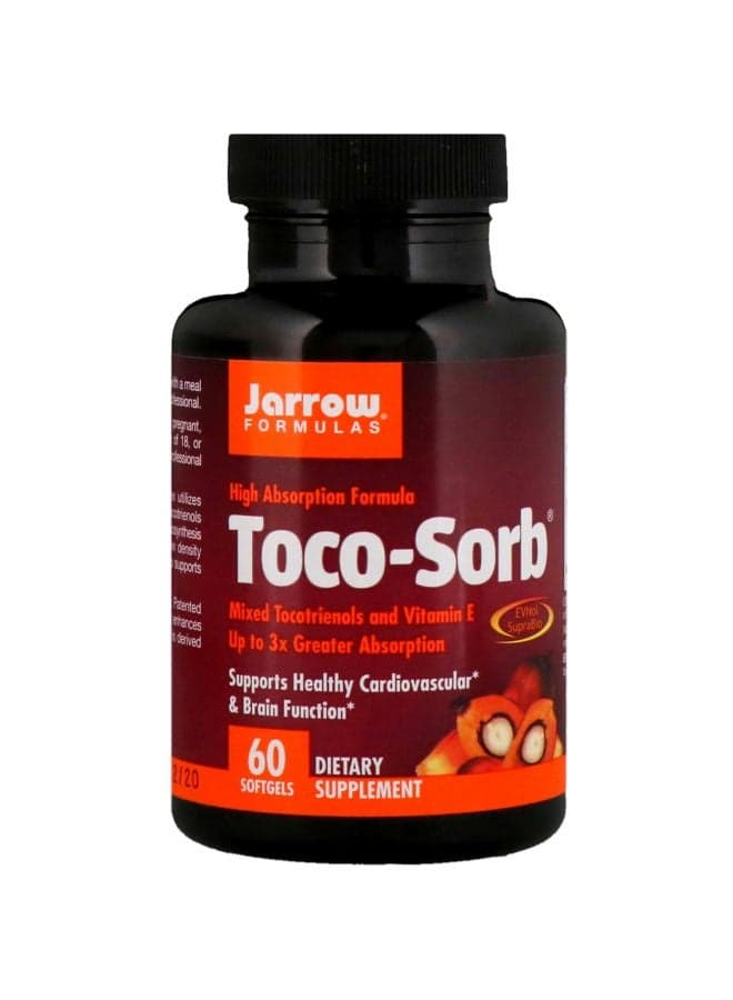 Toco Sorb Dietary Supplement -60 Softgels