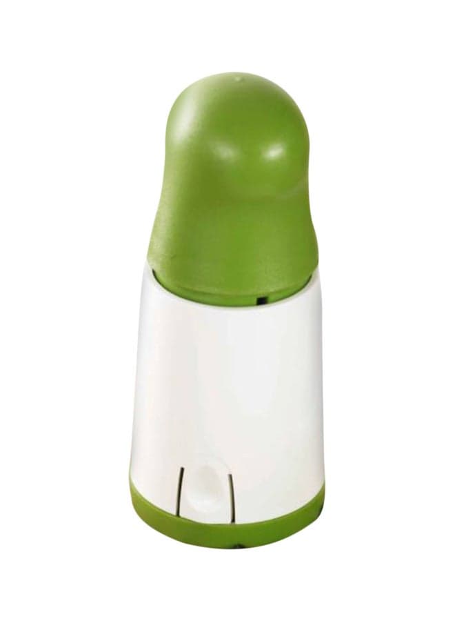 Plastic Vegetable Cutter White/Green 8cm