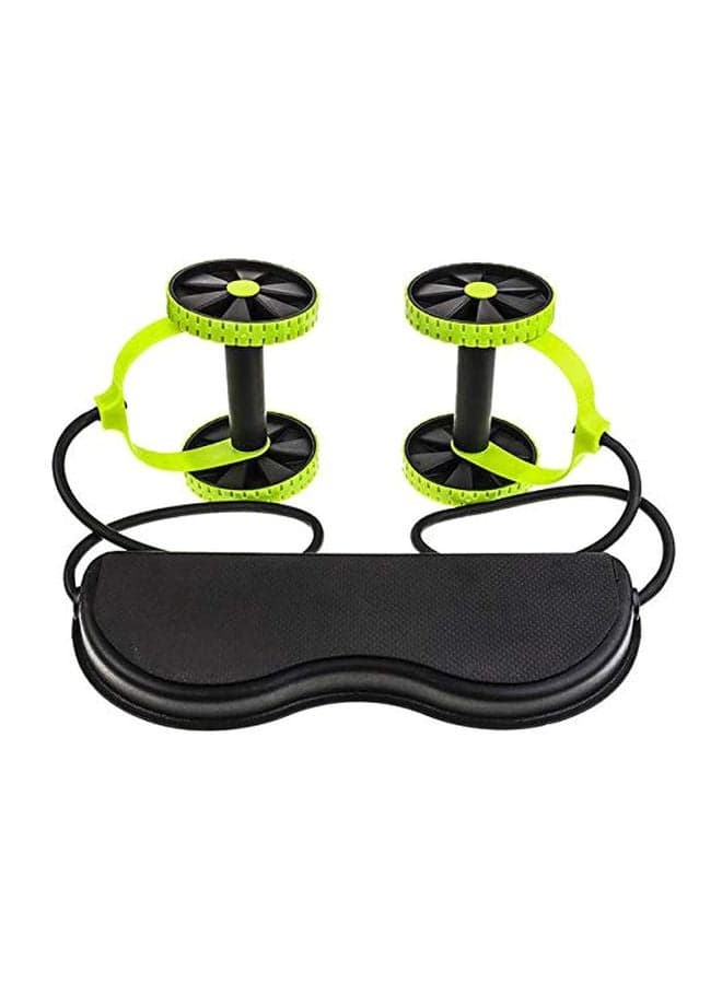 Ab Roller Wheel With Knee Mat And Resistance Band Set