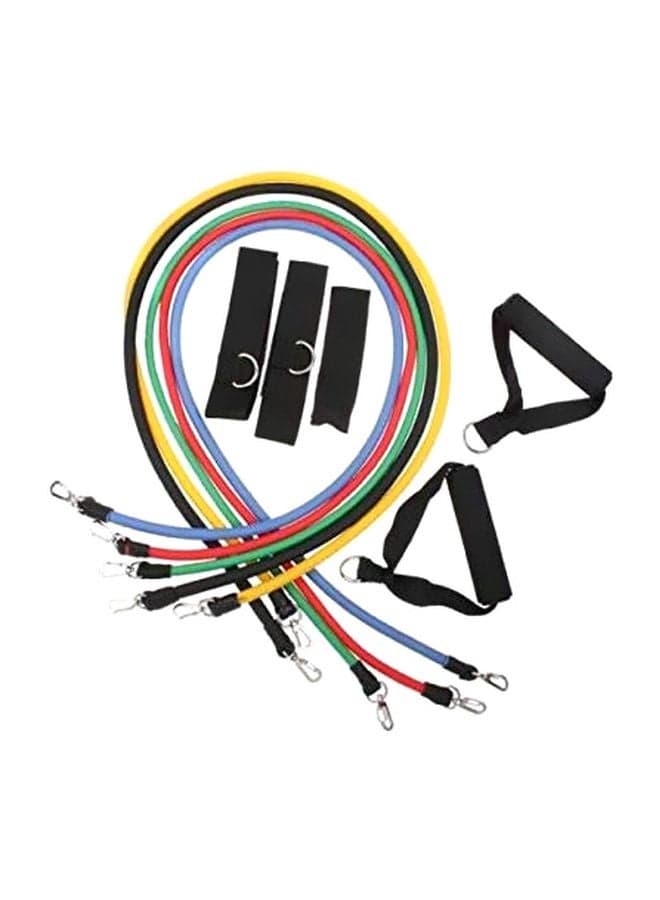 11-Piece Latex Resistance Band Set