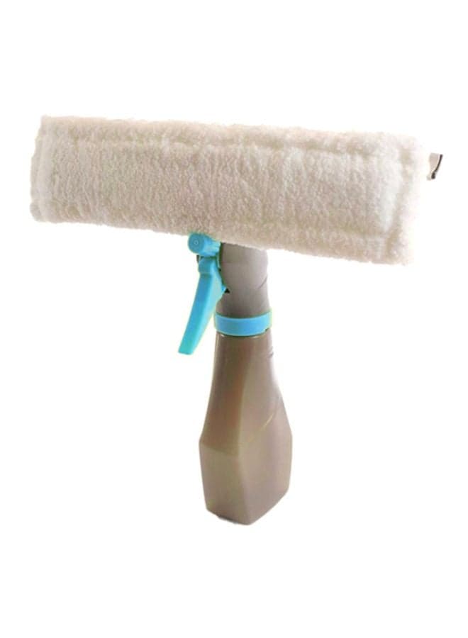 Spray Cleaner With Mop And Wiper Grey/White 5.5×3.5×24cm