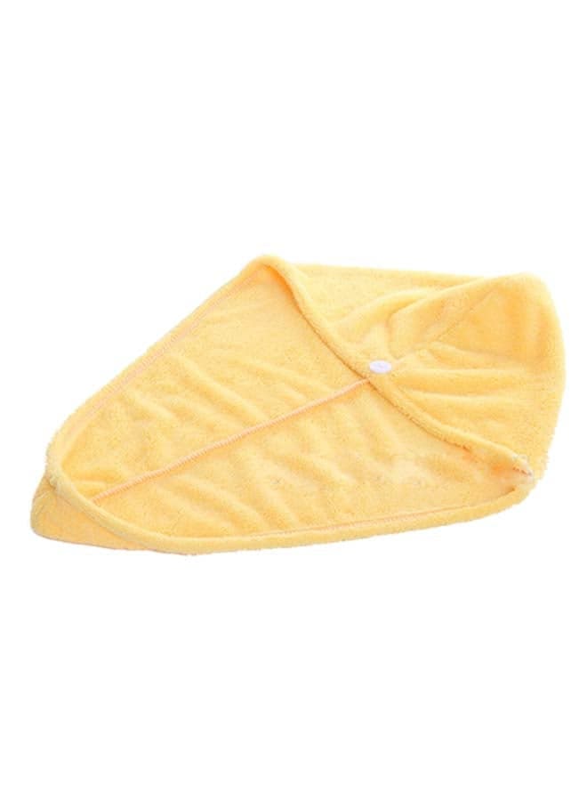 Microfiber Bath Towel Yellow 62 x 25.5cm