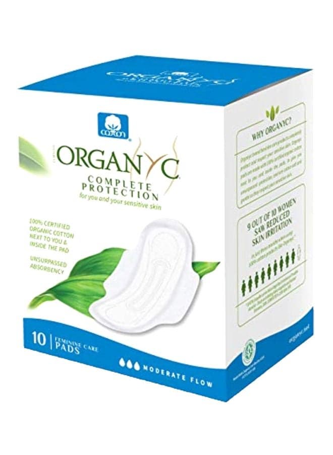 10-Piece Complete Protection Cotton Pad White