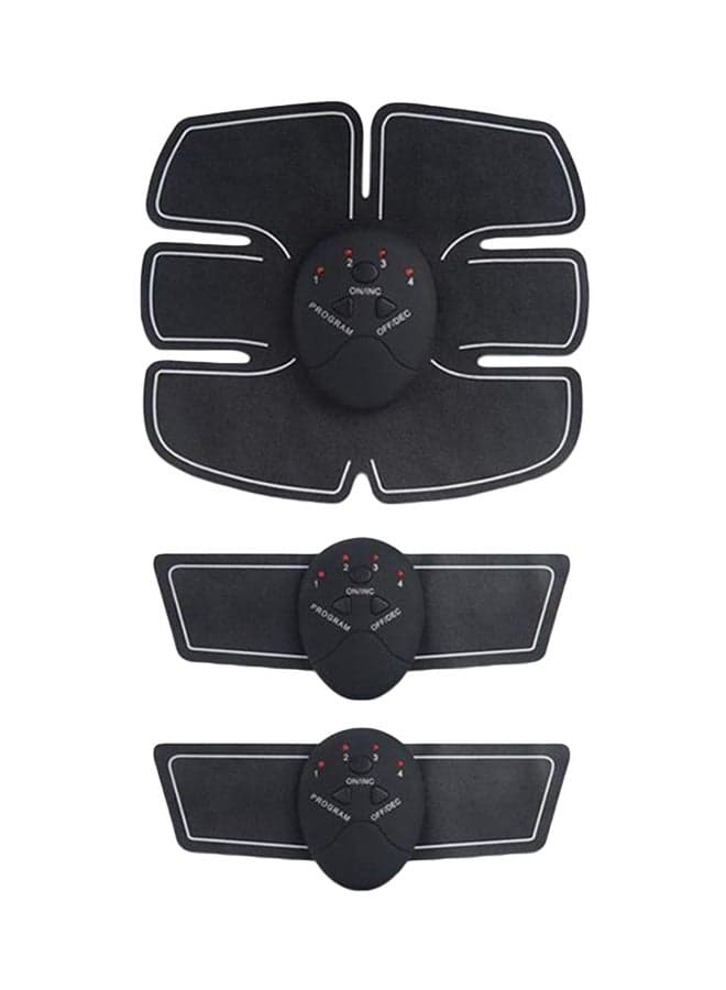 3-Piece EMS Muscle Trainer Gear Belt 22.8cm