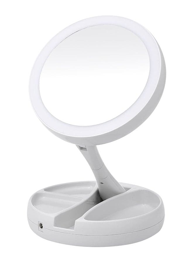 LED Lighted Makeup Mirror White