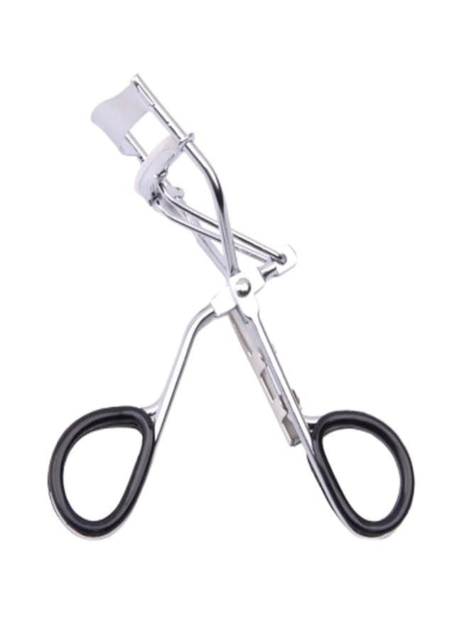 Portable Mini Eyelash Curler Professional Makeup Tool Silver