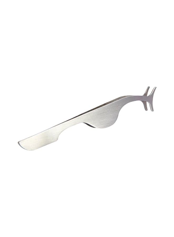 False Eyelashes Special Clip Tweezer Silver