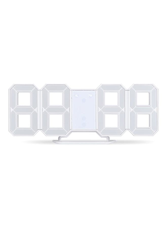 LED Digital Numbers Wall Clock Blue