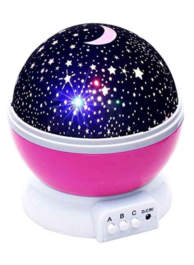 Star Moon Rotating Projector Night Lamp