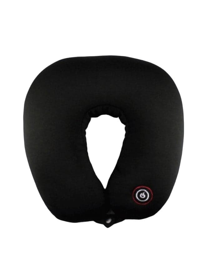 Massage Pillow With Earplugs Black