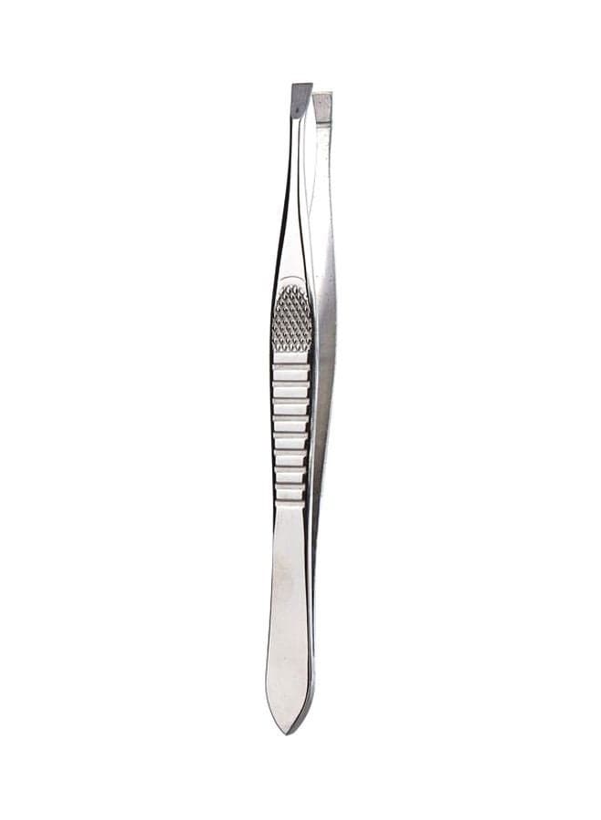 Stainless Steel Eyebrow Tweezer Silver