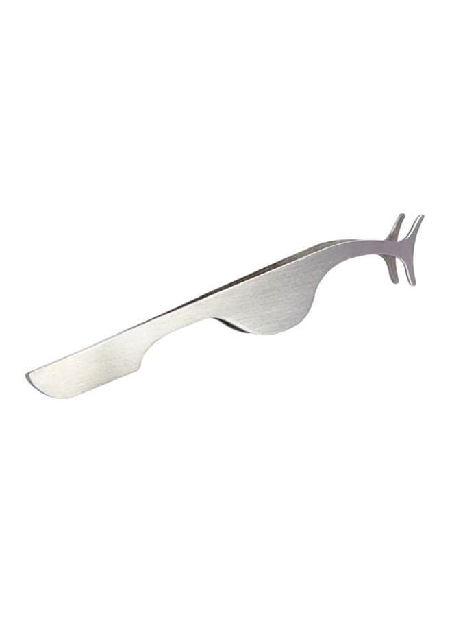 False Eyelashes Clip Tweezer Silver