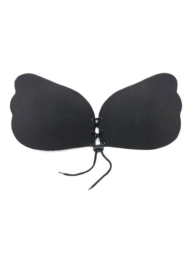 Silicone Stick-On Bra Black