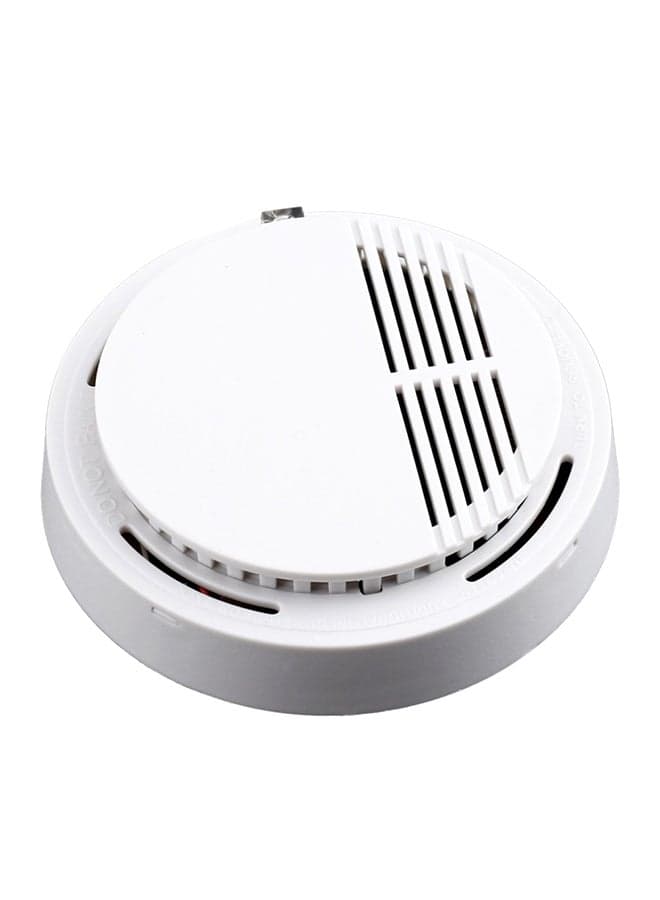 Home Smoke Detector White 3.4x10.7cm