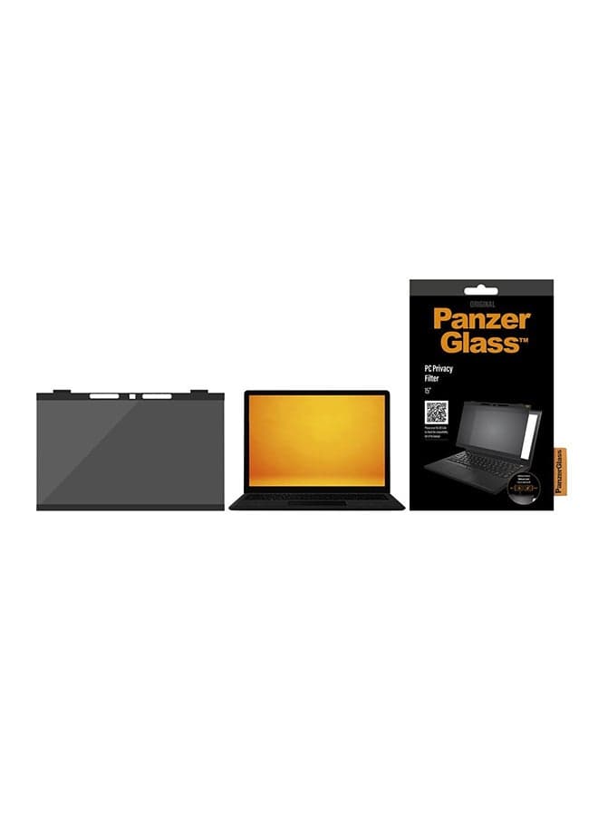 Tempered Glass Screen Protector For 15" Pc Black