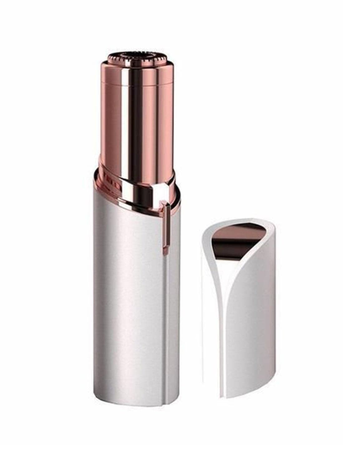 Mini Electric Body Facial Hair Remover White/Gold