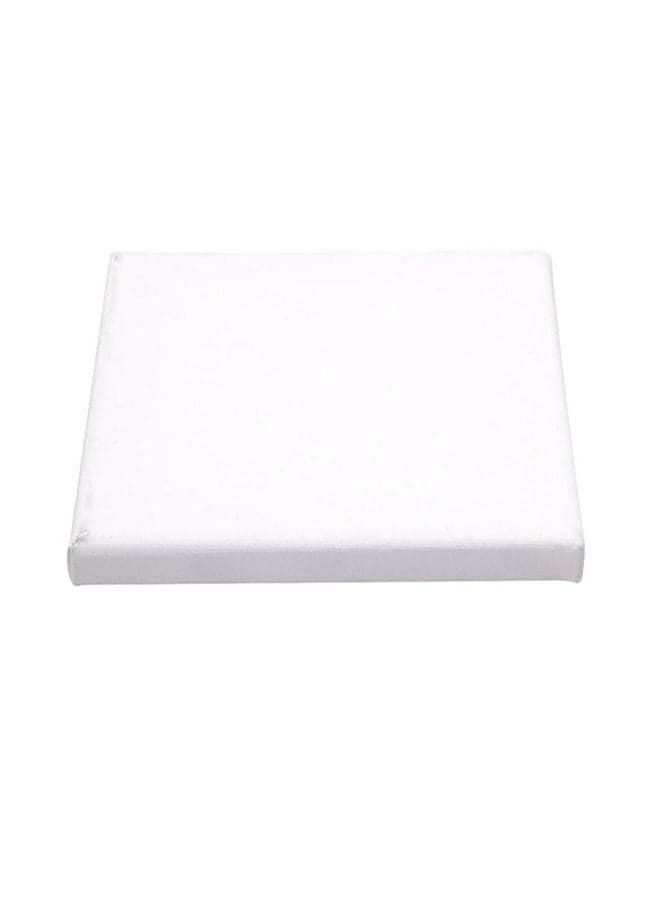 5-Piece Blank Square Artist Canvas Wooden Board Frame,20x20cm White