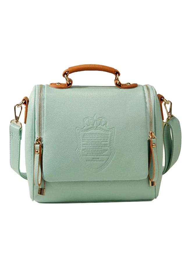 Trendy Detachable Strap Crossbody Bag Green