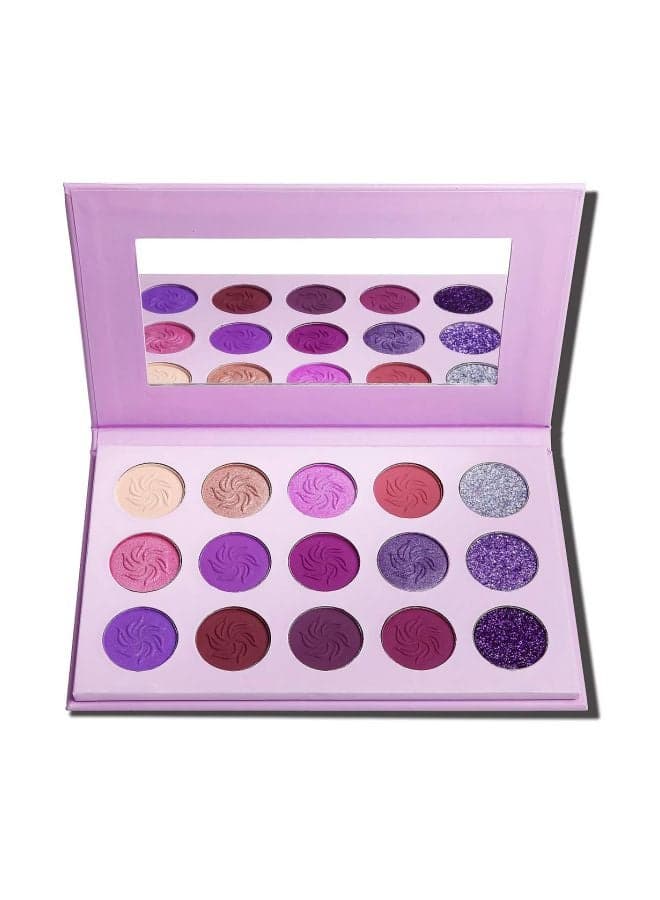 Professional Most Pigmented 15 Color Eyeshadow Palette Multicolour