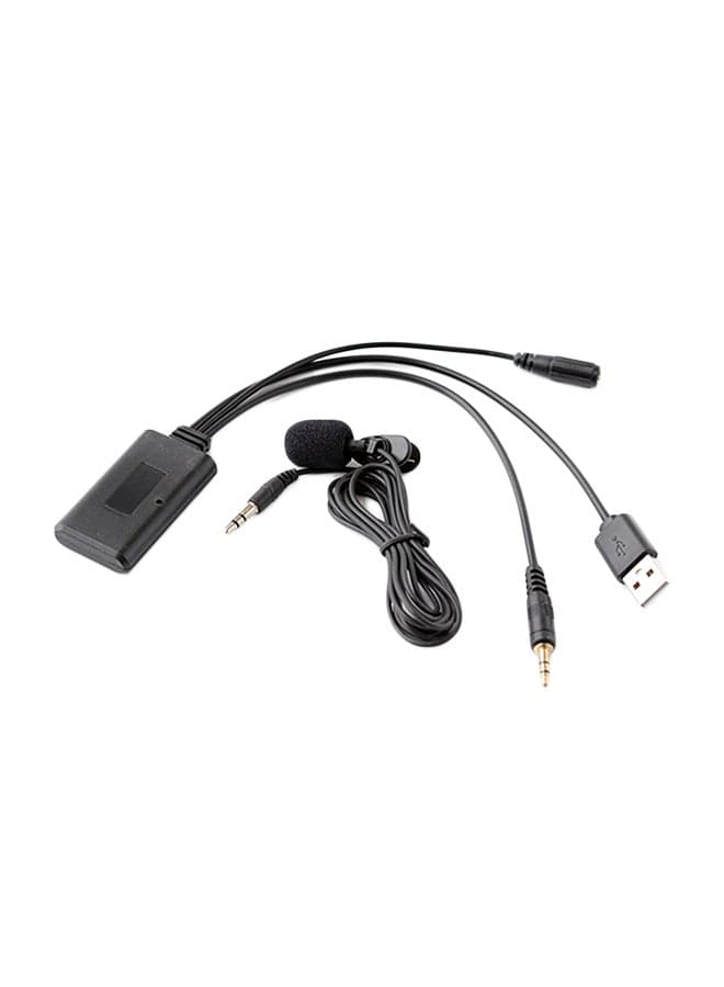 AUX Audio Bluetooth USB Adapter With Microphone For Honda