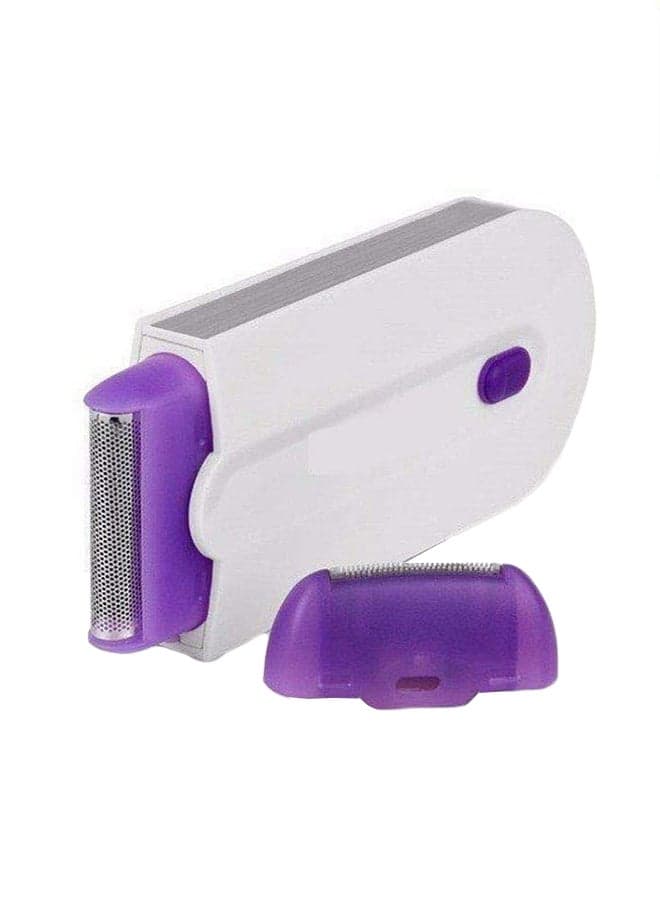 Instant Painless Facial Hair Remover White/Purple