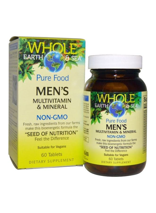 Whole Earth And Sea Multivitamin And Mineral Dietary Supplement - 60 Tablets
