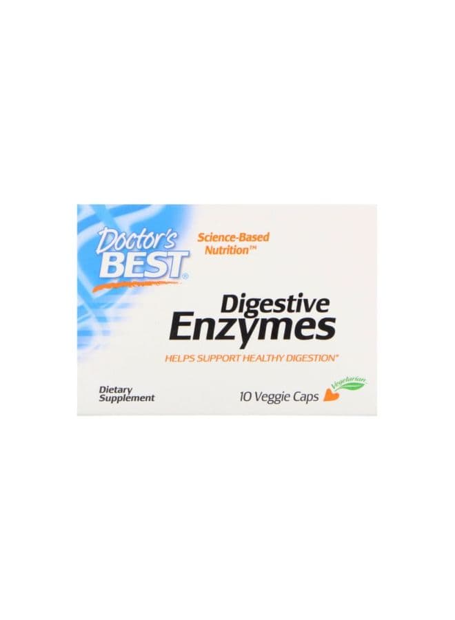 Digestive Enzymes Dietary Supplement - 10 Veggie Caps