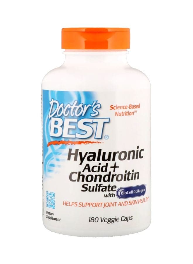 Hyaluronic Acid With Chondroitin Sulfate Dietary Supplement - 180 Veggie Capsules