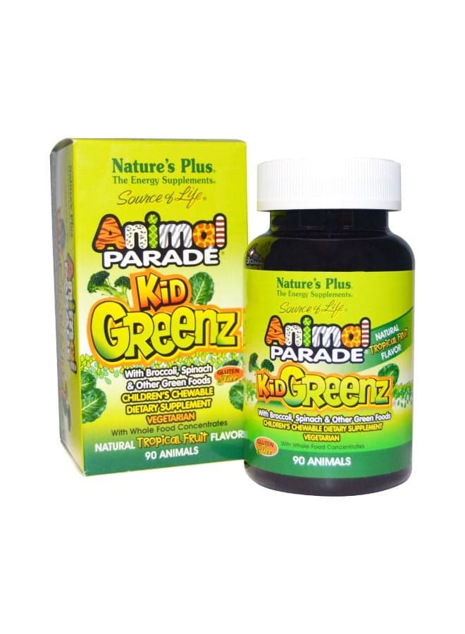 Source Of Life Animal Parade Greenz - 90 Animal-Shaped Tablets
