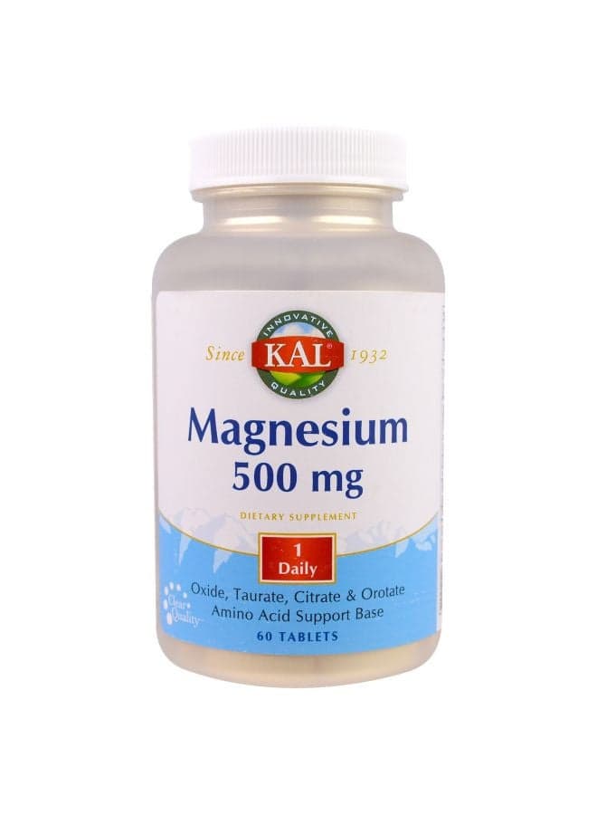 Magnesium Dietary Supplement 500 mg - 60 Tablets