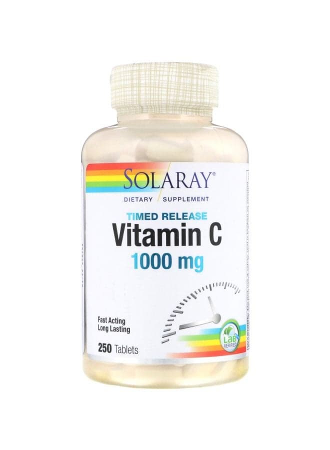 Timed Release Vitamin C 1000mg - 250 Veg Caps