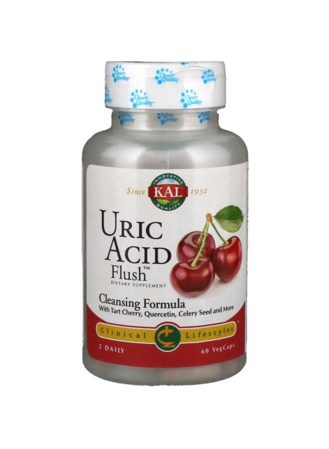 Uric Acid Flush Dietary Supplement - 60 Veg Capsules