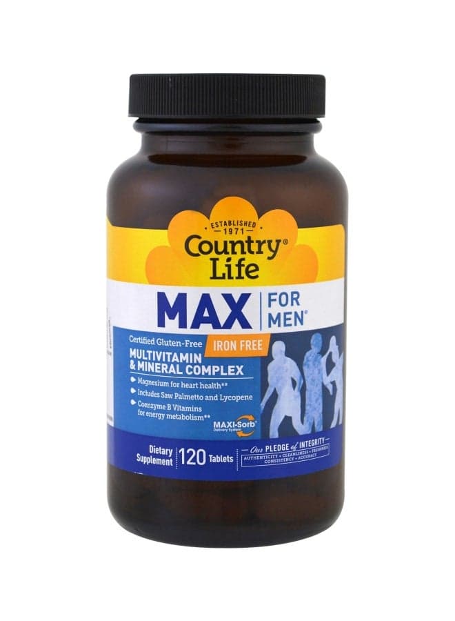 Multivitamin And Mineral Complex Dietary Supplement - 120 Tablets