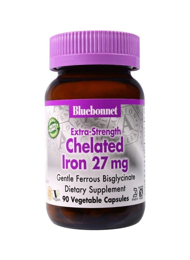 Chelated Iron 27 mg - 90 Vcaps