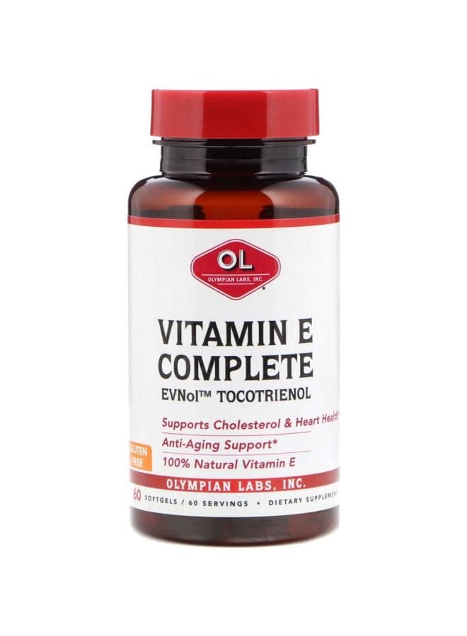 Vitamin E Complete Dietary Supplement - 60 Softgels