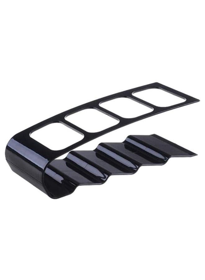 TV Remote Control Storage Organizer Black 7 x 18cm